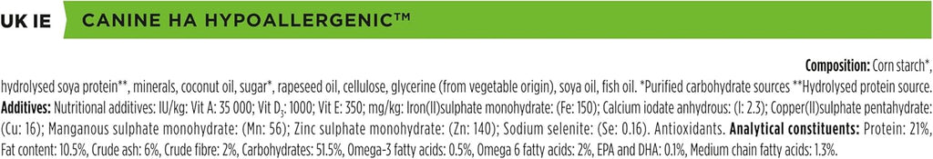 PRO PLAN VETERINARY DIETS HA Hypoallergenic Dry Dog Food 11kg