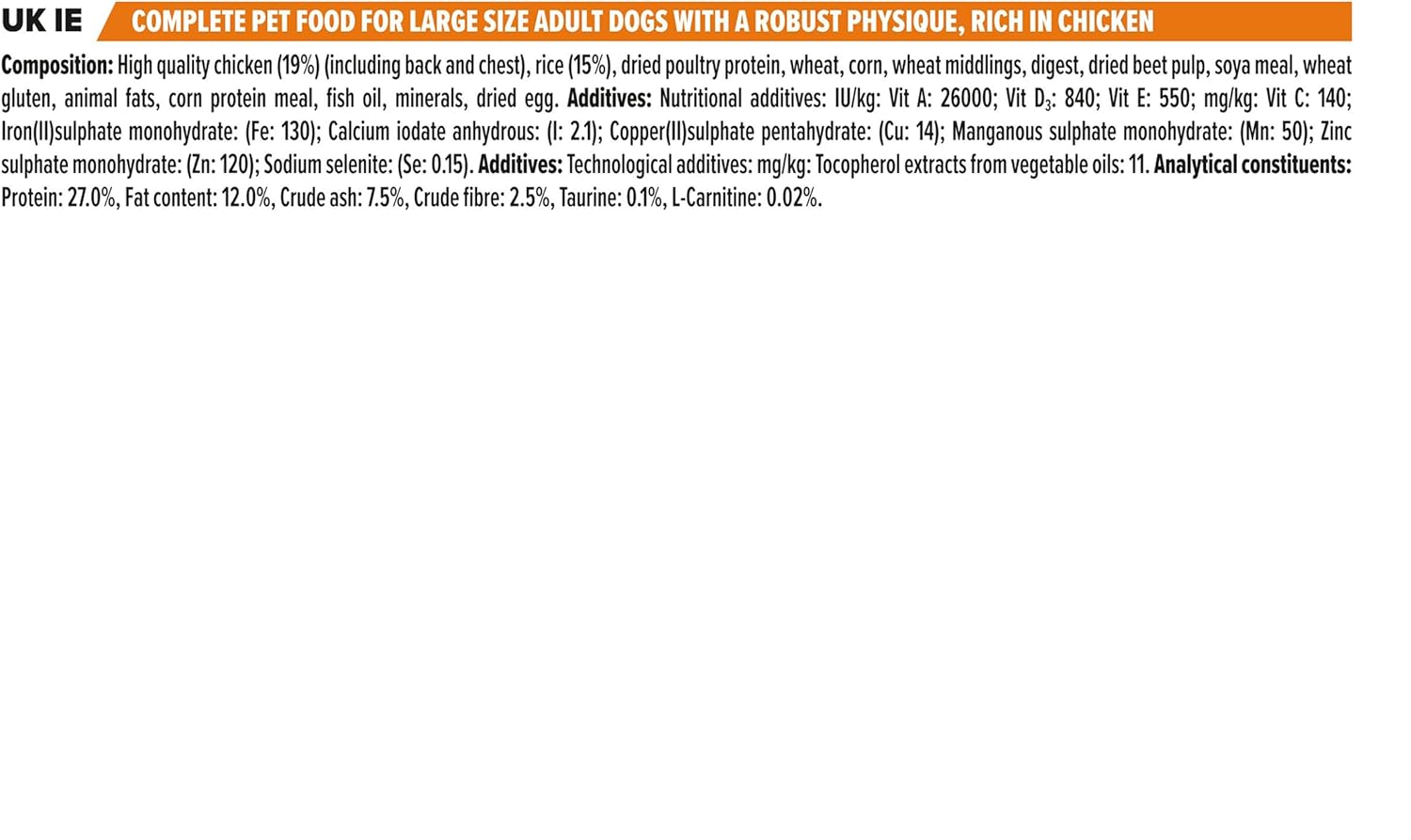 PRO PLAN Large Robust Adult Everyday Nutrition Chicken Dry Dog Food 14kg