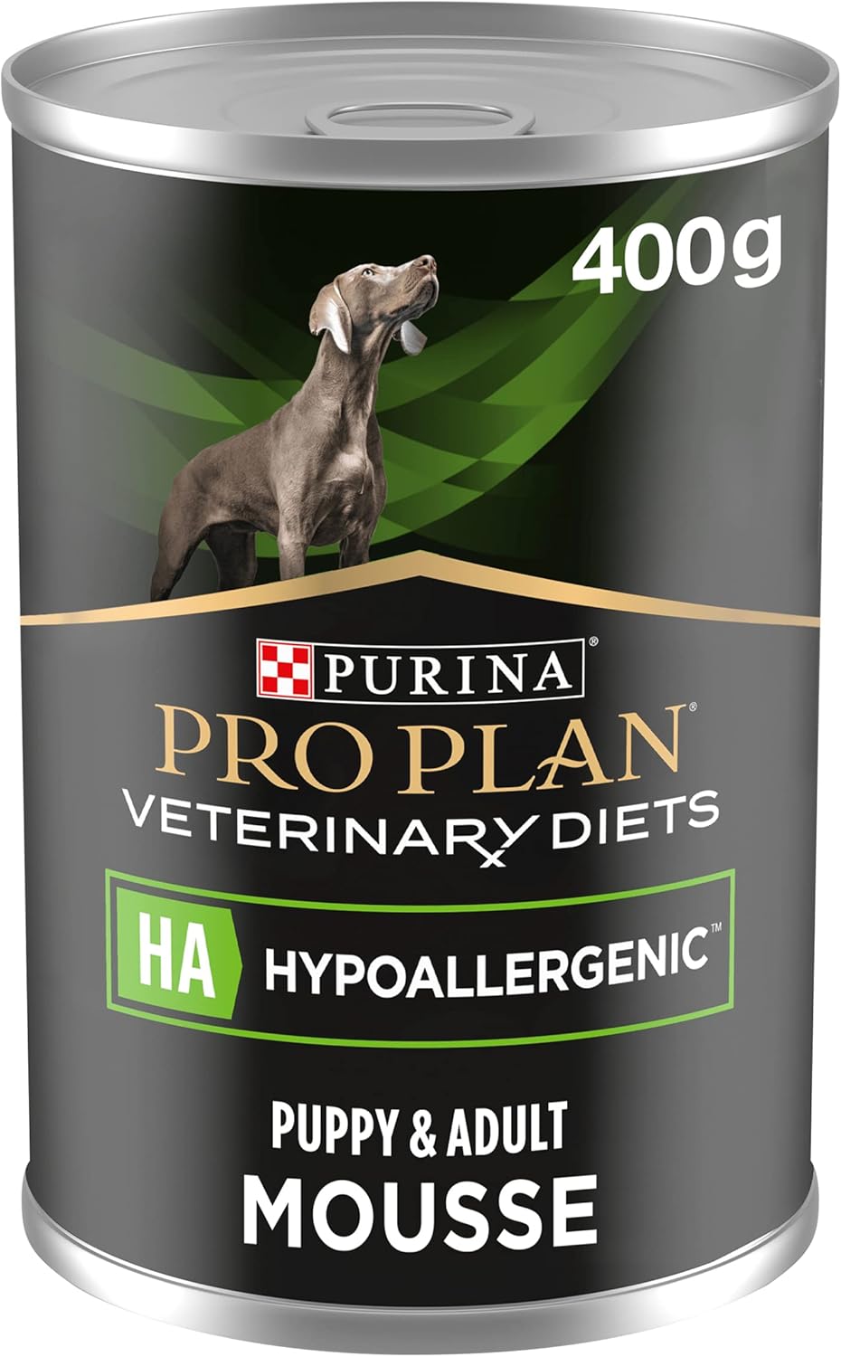 PRO PLAN VETERINARY DIETS HA Hypoallergenic Mousse Wet Dog Food 400g (Pack of 12)