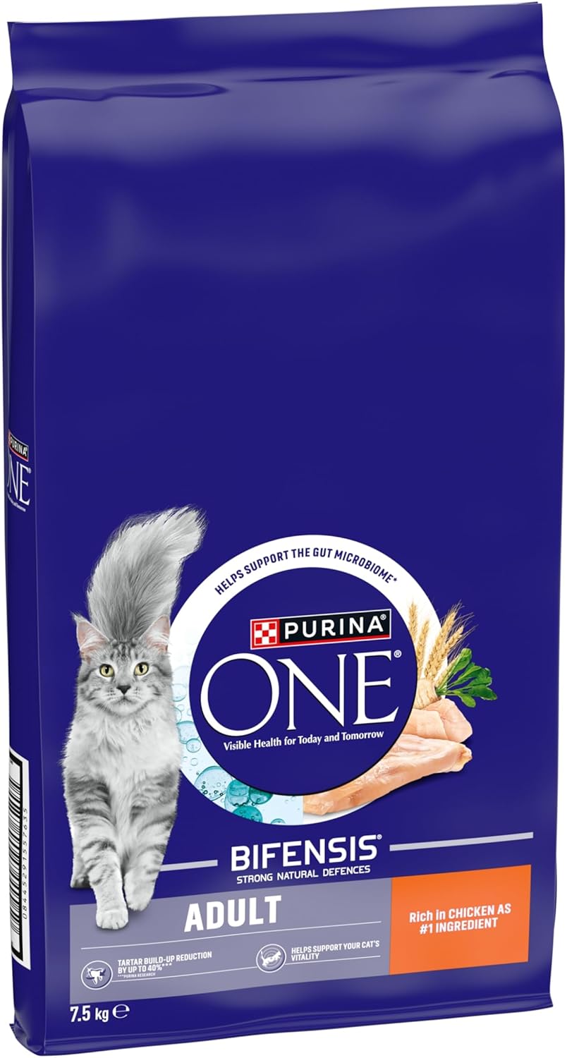 PURINA ONE Bifensis Adult Dry Cat Food Chicken 7.5kg Pack