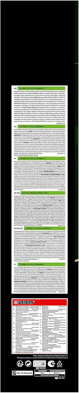 PRO PLAN VETERINARY DIETS HA Hypoallergenic Dry Dog Food 11kg