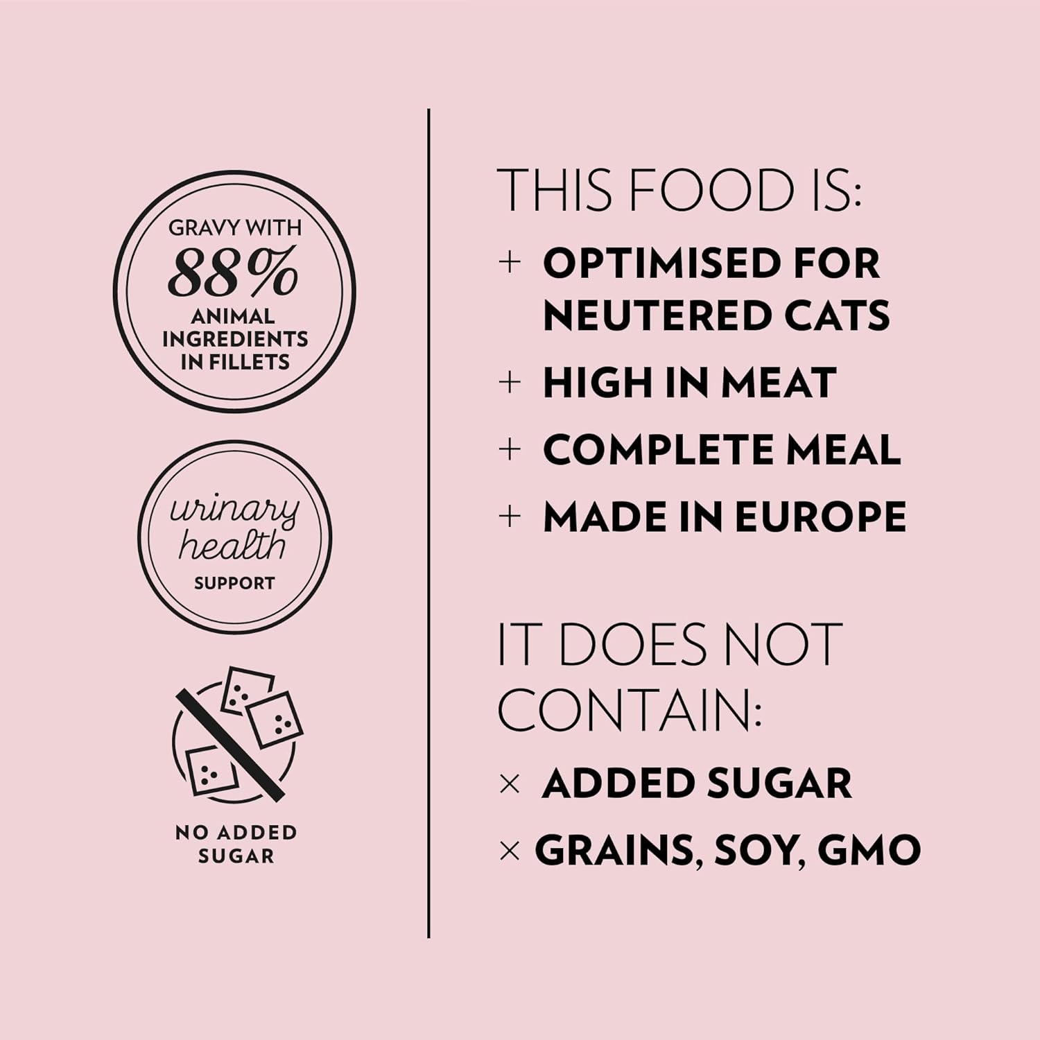 PrimaCat - Classic Complete Wet Cat Food, Salmon in Gravy Flavoured Cat Food, Sterilized, 28 pack of 85g- Amazon Exclusive