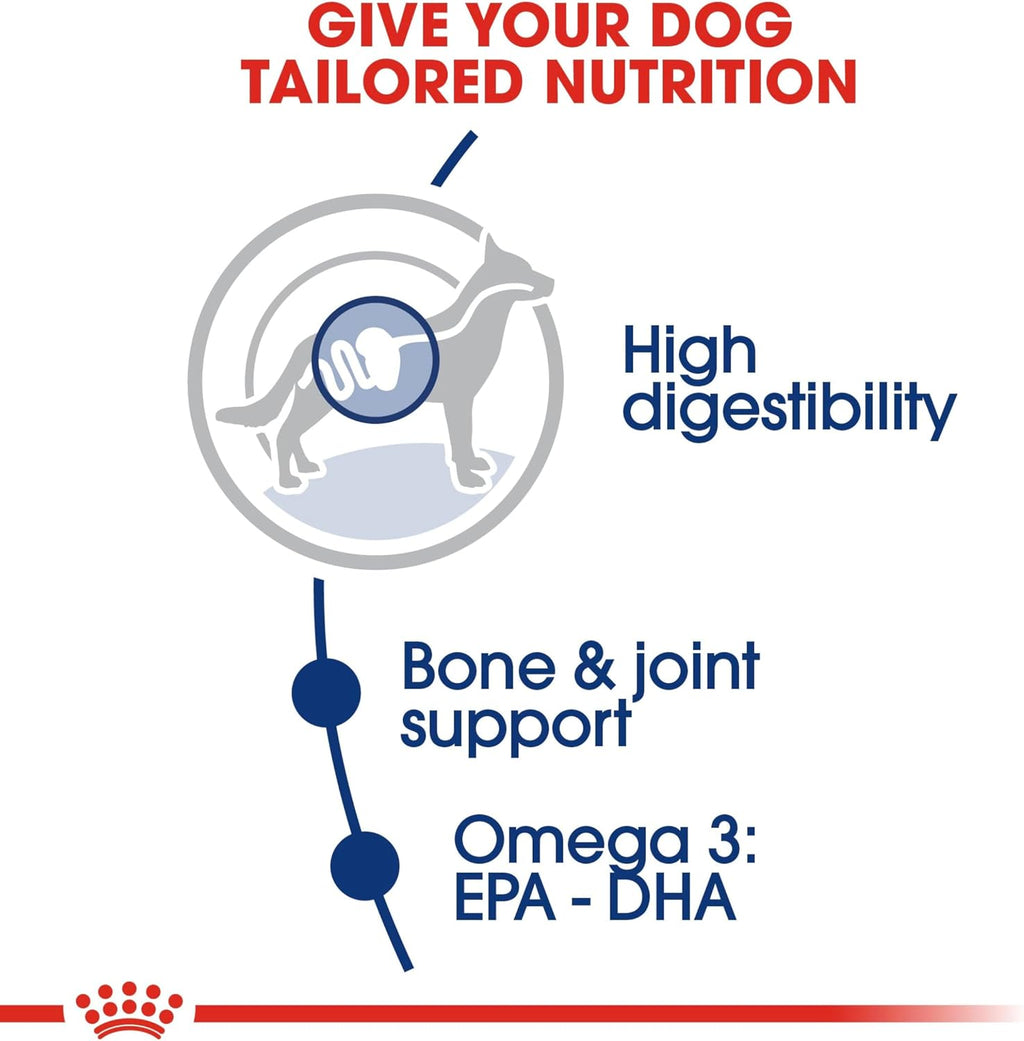 Royal Canin Dog Food -Maxi Adult -Dry Kibble for Large Breed Dogs (26-44KG) - Science Diet - Tailored Nutrition - 15kg