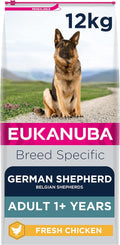 Eukanuba Complete Dry Dog Food for Adult German Shepherd Breed Types with Fresh Chicken 12 kg