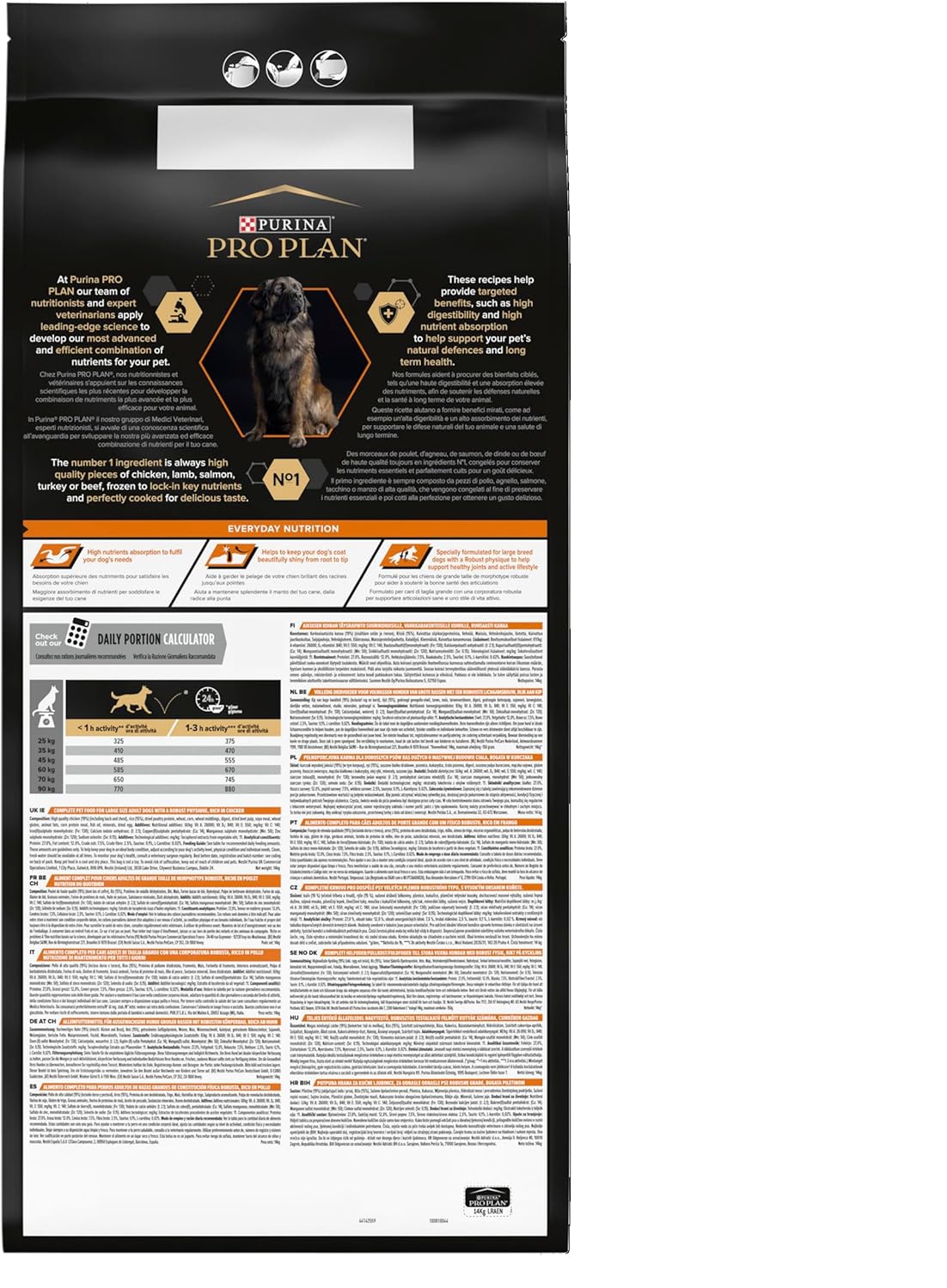 PRO PLAN Large Robust Adult Everyday Nutrition Chicken Dry Dog Food 14kg