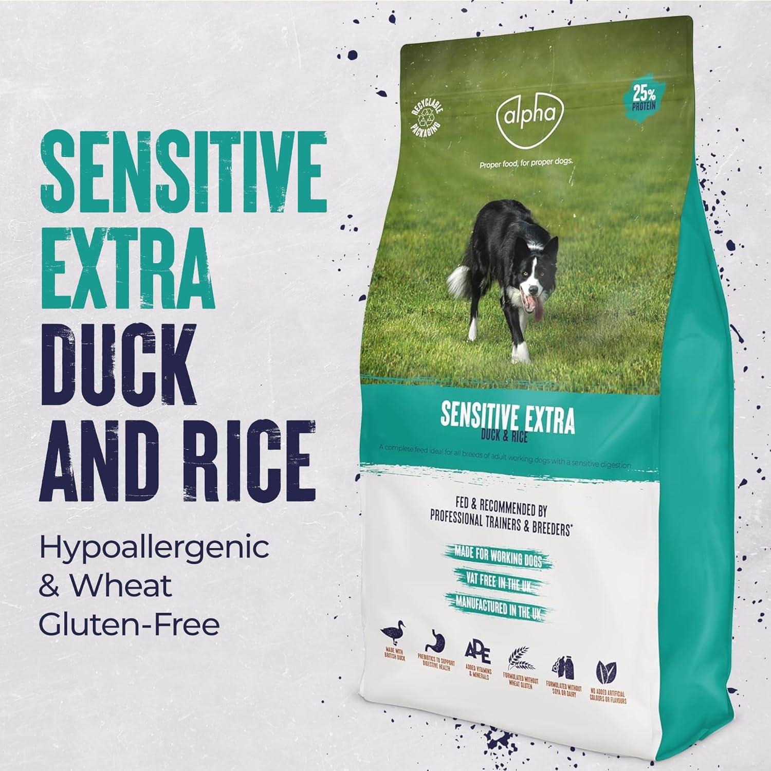 Extra Complete Dry Dog Food Duck and Rice, 15 kg