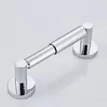 Wall Mounted Toilet Roll Holder Bar Tissue Paper Stand Bathroom Storage Chrome